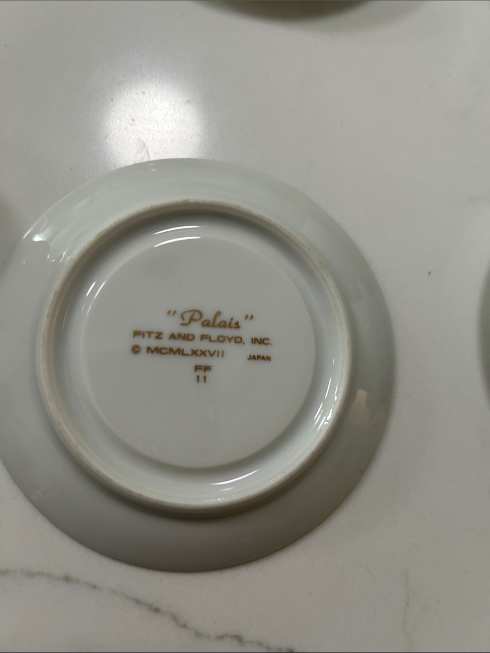 Fitz and Floyd Set of 4-“Palais” Pot de Creme - Picture 4 of 4